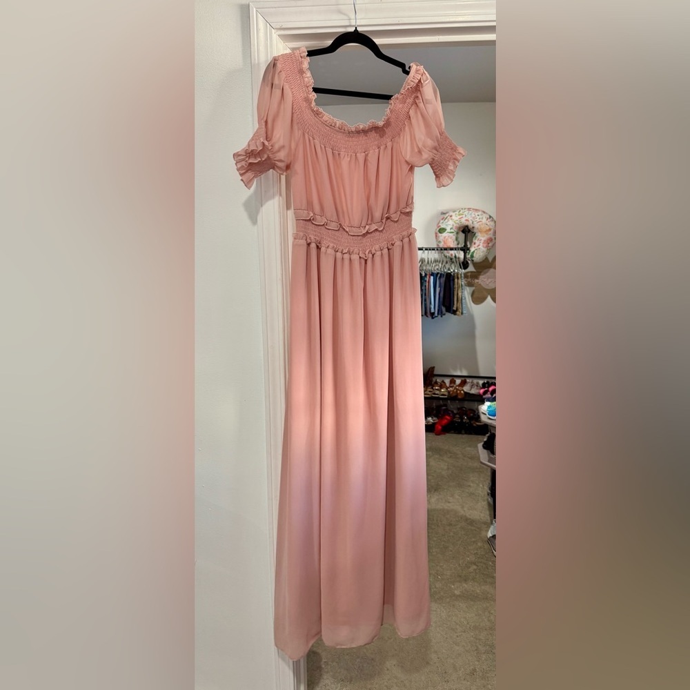 Baltic Born Blush Pink Maxi Dress
